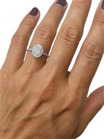 Ring Woman in White Gold 4566544